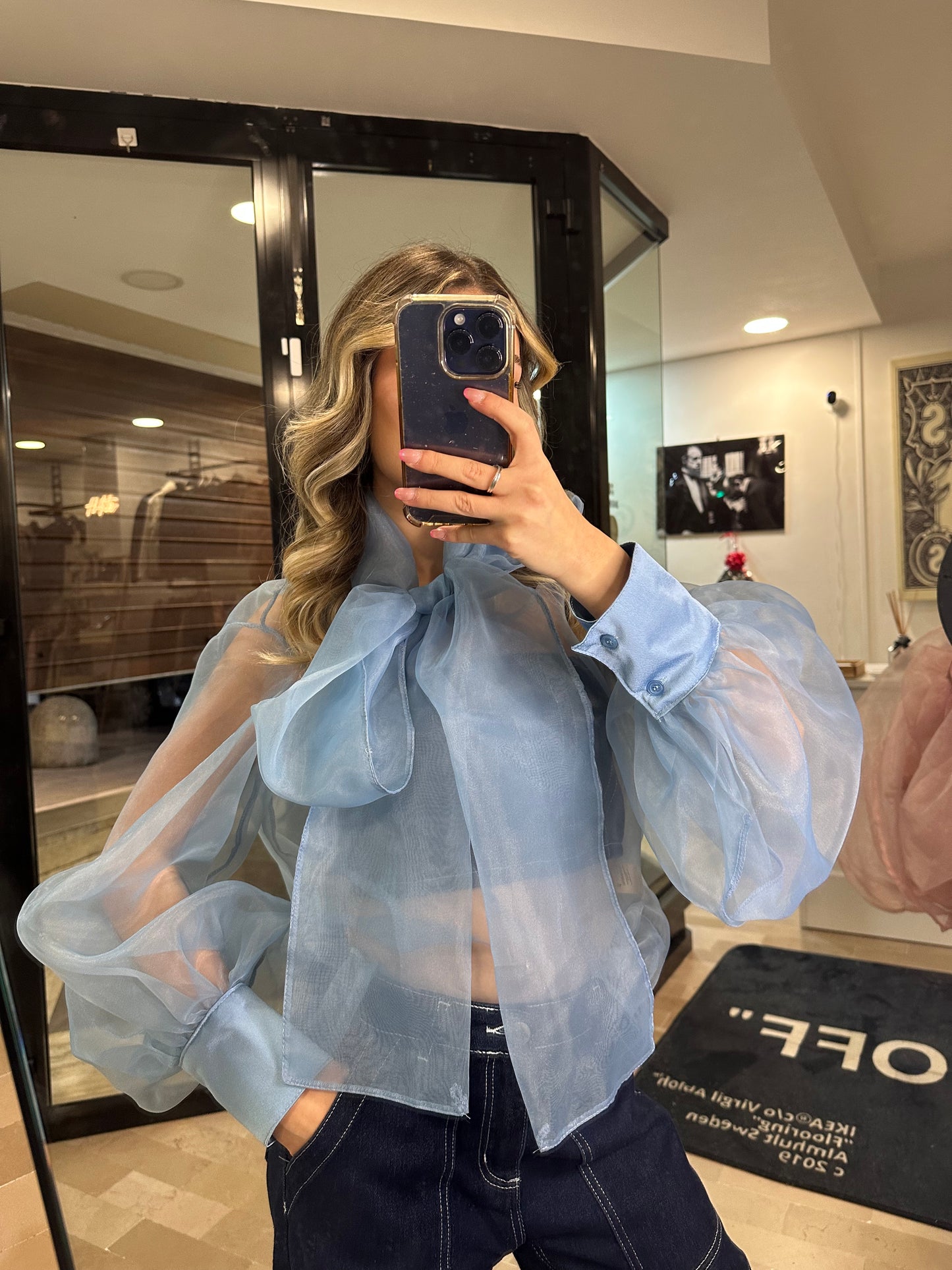 Maglia velata tulle